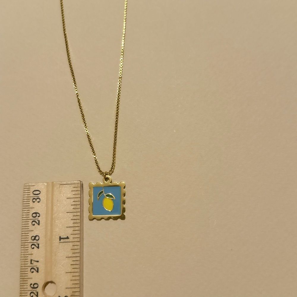 Lemon necklace S906 - Picture 4 of 4